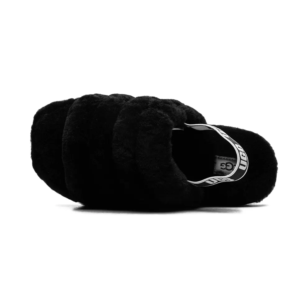 Ugg Fluff Yeah Slide GS “Black” (1098494K-BLK)