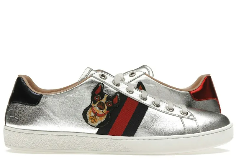 Gucci Ace Year of the Dog Silver (501908 DXAL0 003 8164)