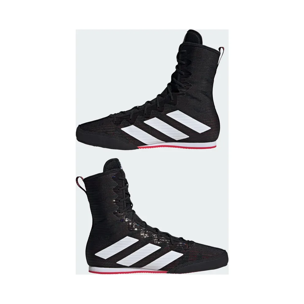 Adidas Box Hog 4 Core Black / Cloud White / Pure Ruby (IH2730)