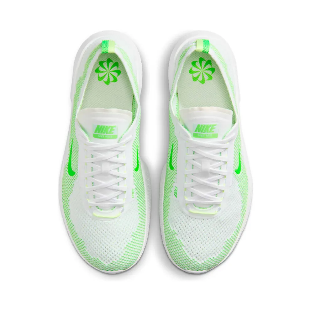 Nike Free 2025 White Volt Green Strike (HF1078-102)