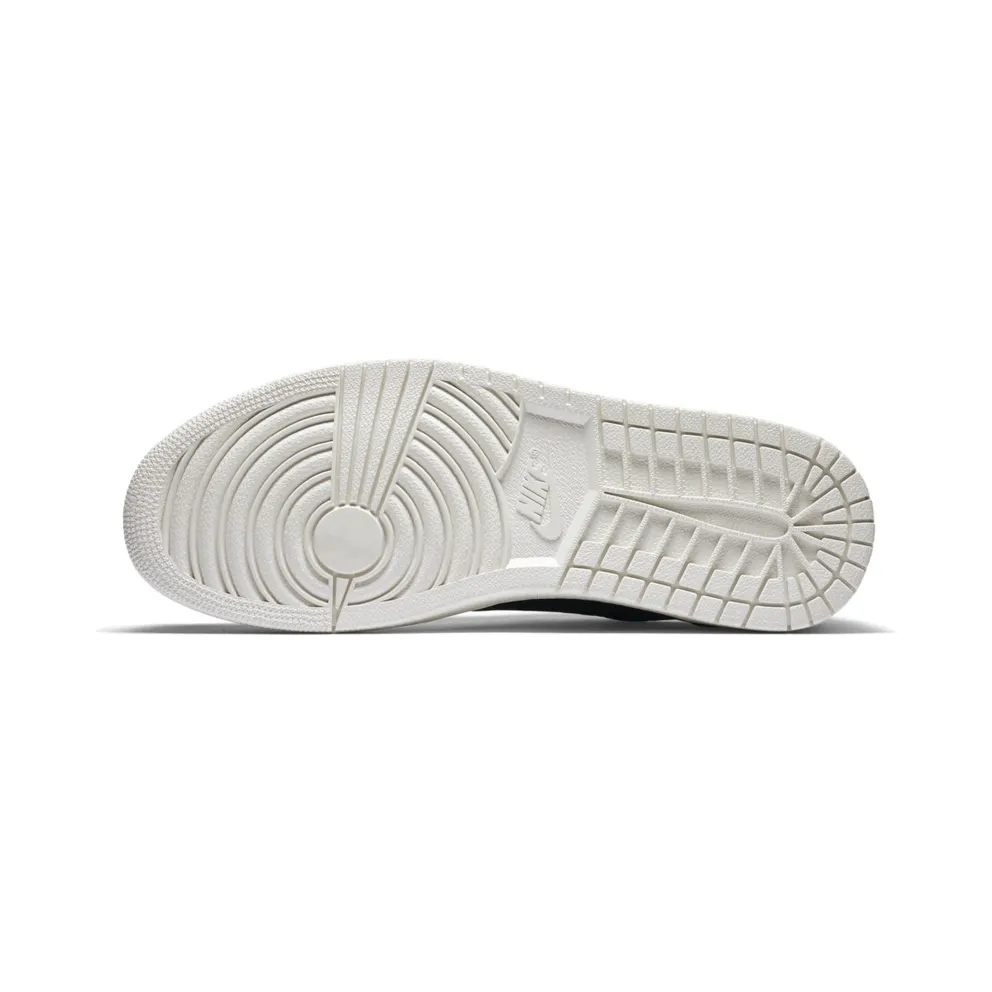 Jordan 1 Retro Low Swooshless Black Black/Black-Sail (848775-005)