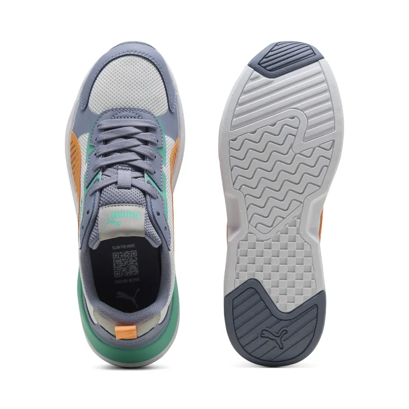 Puma X-Ray 3 “Feather Gray / Melon Glow / Gray Sky / Vibrant Green” (401493_08)