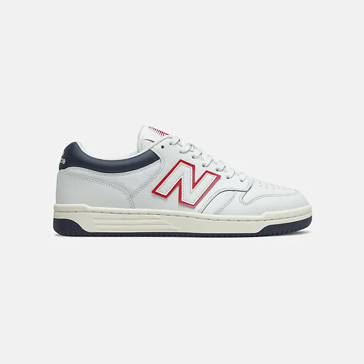 New Balance BB480 White Navy Red (BB480LWG)