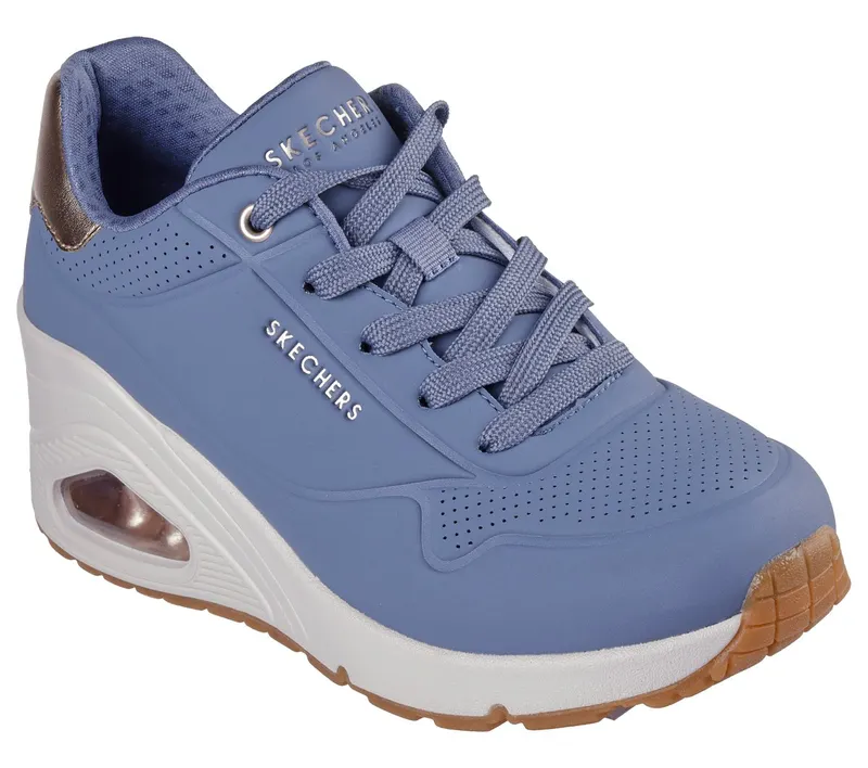 Skechers Uno Wedge – HI Steps Sneaker Leigrijs