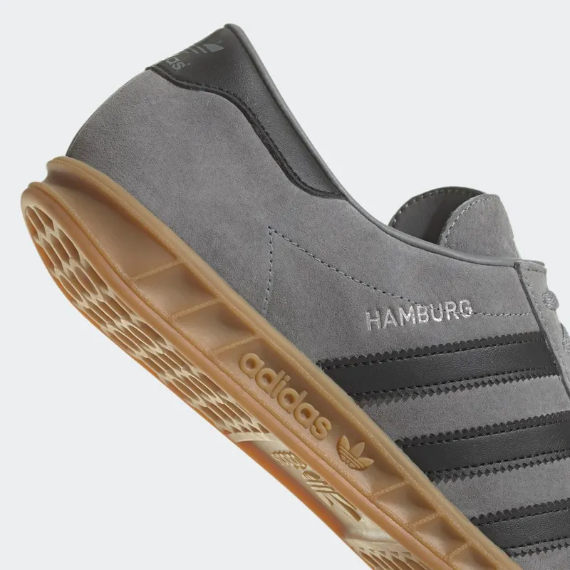 Adidas Hamburg Grey Three / Core Black / Gum (GW5751)
