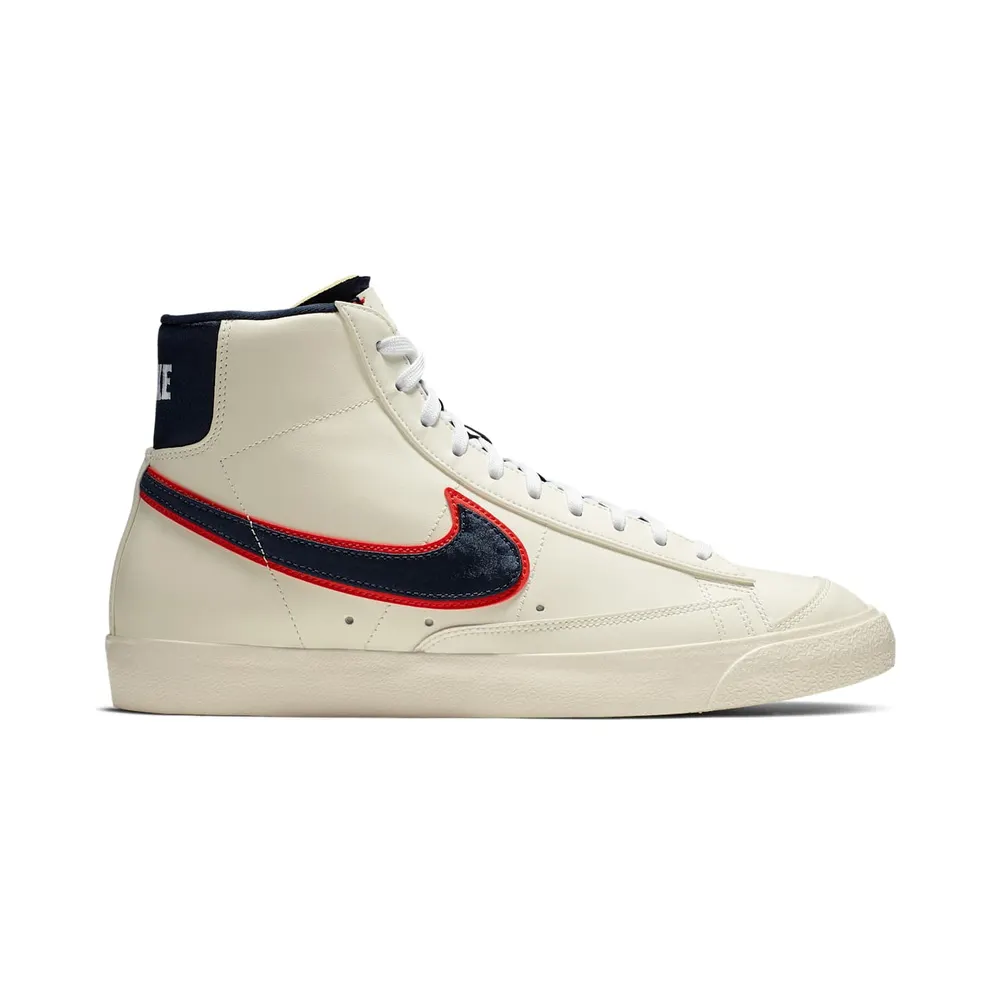 Nike Blazer Mid 77 City Pride Chicago Sail/Total Crimson-Gum Medium Brown-Obsidian (CD9318-100)