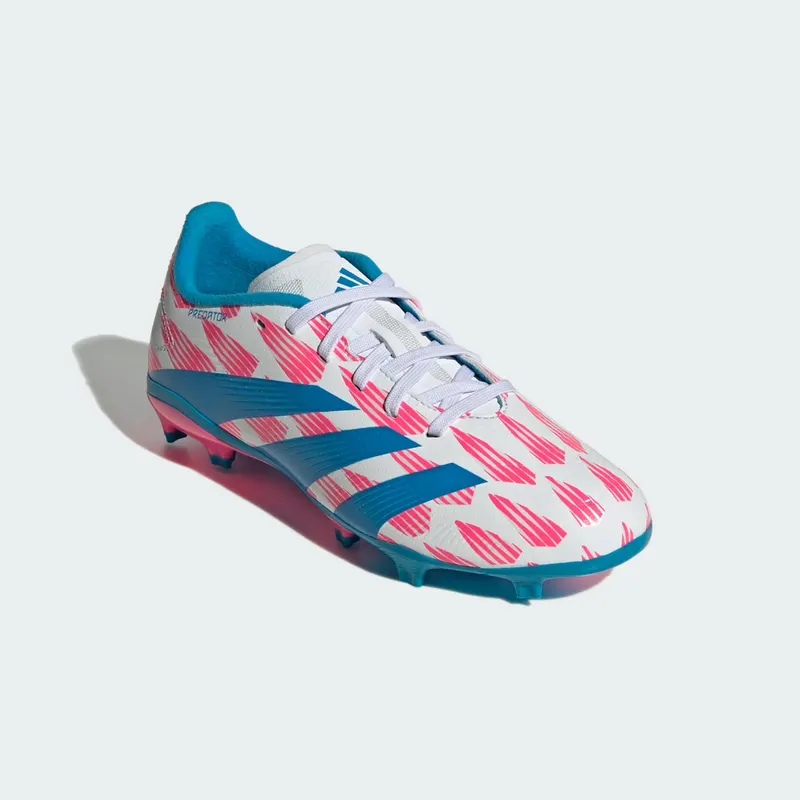 adidas Predator League FG Cloud White Solar Blue Solar Pink (IF6352)