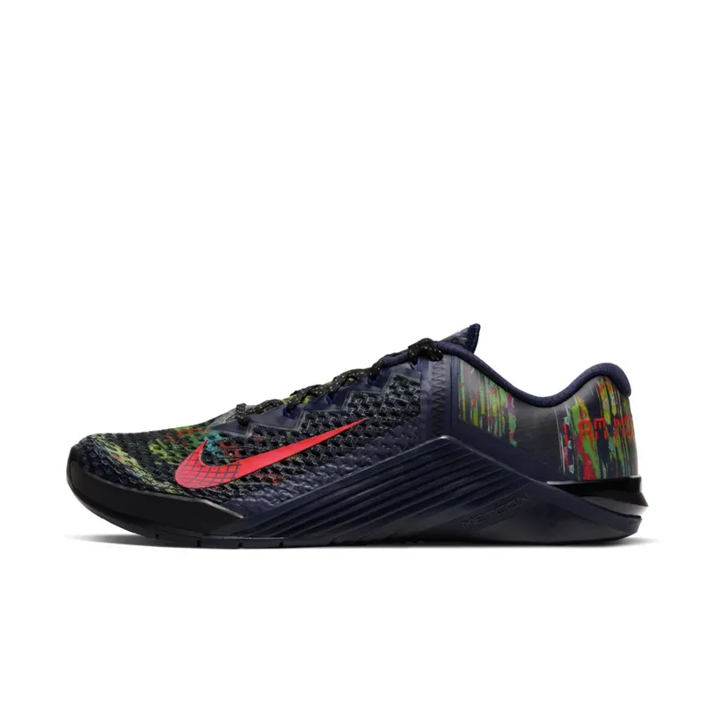 Nike Metcon 6 I Am Not A Robot Blue Void/Black-Flat Silver-Flash Crimson (CT1242-400)