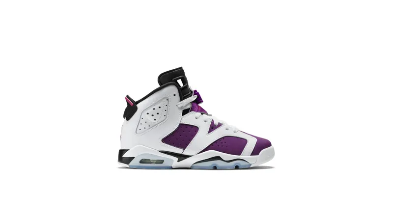 Jordan 6 Retro Grape (GS) White/Vivid Pink-Bright Grp-Black (543390-127)