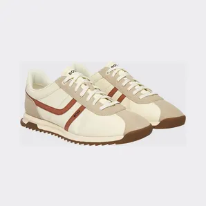 Boss Zayn Nylon and Polyester Sneakers Beige (50562818278)