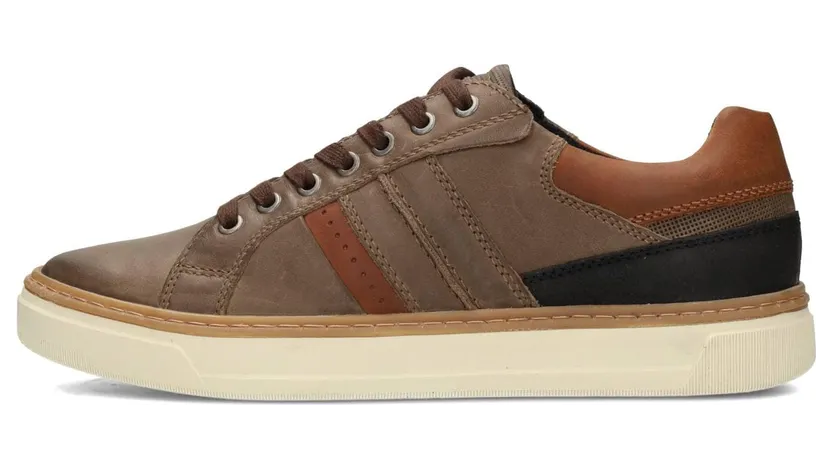 Poelman sneaker Cognac / Mokka / Zwart (LPPHI03MPOE39)
