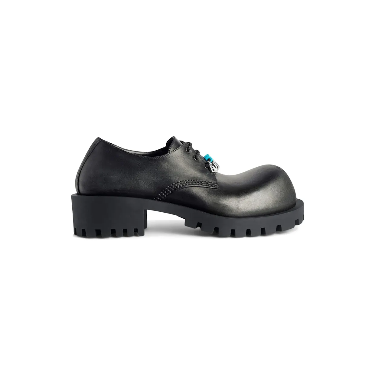 Balenciaga Hummer Derbie Shoe Black With Charms (786136 WCDA3 1080)