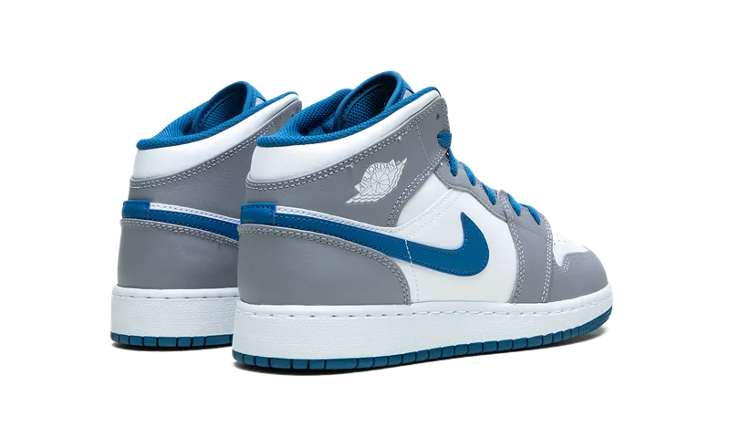 Air Jordan 1 Mid GS “Cement / True Blue” (DQ8423-014)