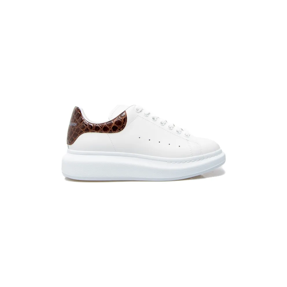 Alexander McQueen Oversized Brown Crocodile
