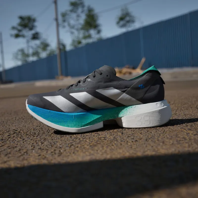 Adidas Adizero Adios Pro 4 Core Black / Matte Silver / Glory Green (JR6365)