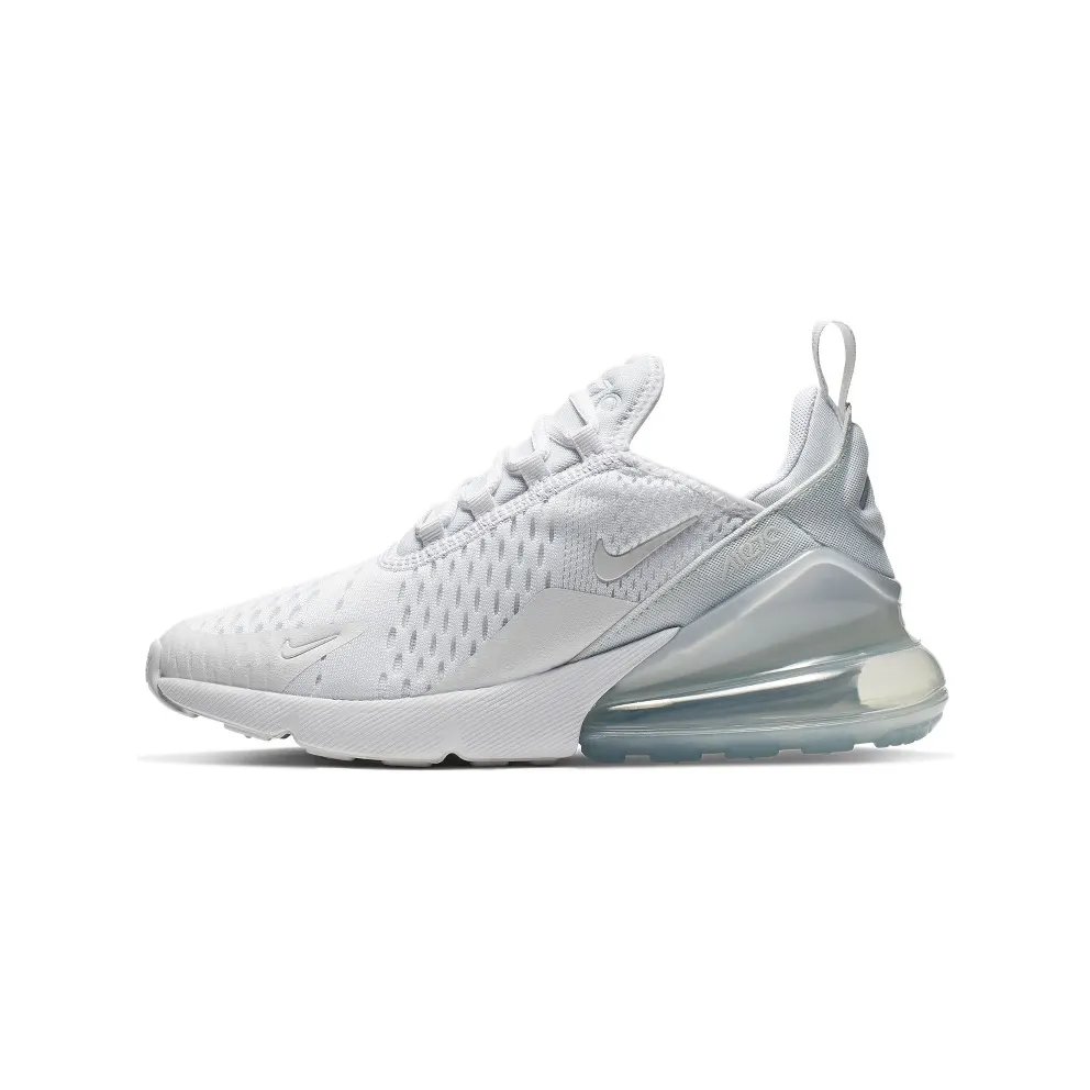 Nike Air Max 270 White Metallic Silver (GS) White/Metallic Silver/White (943345-103)
