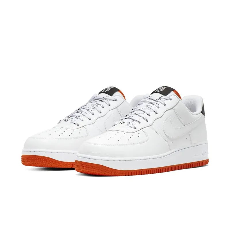 Nike Air Force 1 Low NY vs NY Pack White/Black-Orange Peel (CJ5848-100)