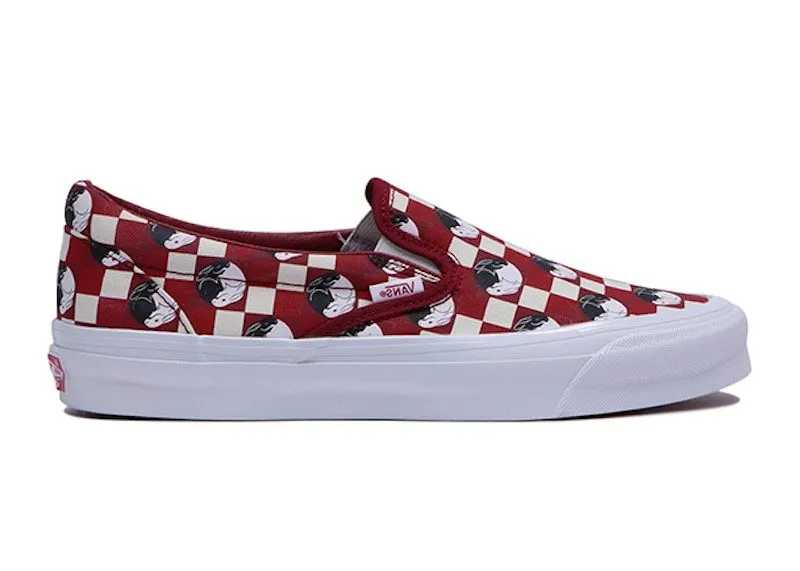 Vans OG Classic Slip-On LX Year of The Rabbit Red (VN0A32QNRED)