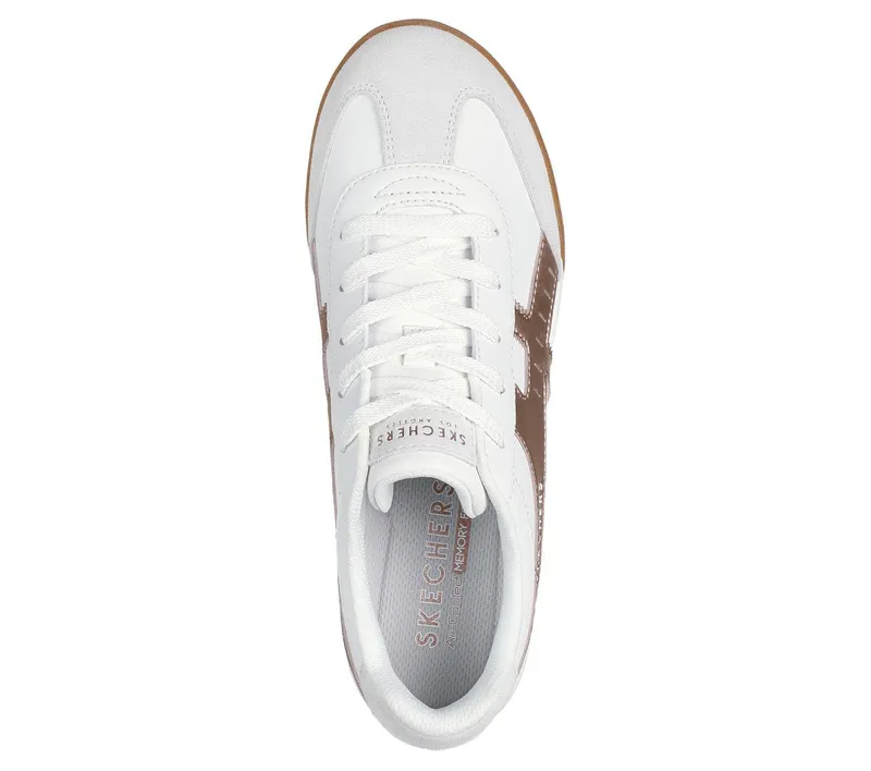 Skechers Zinger – Metallic Roads Sneaker White/Roos Gold