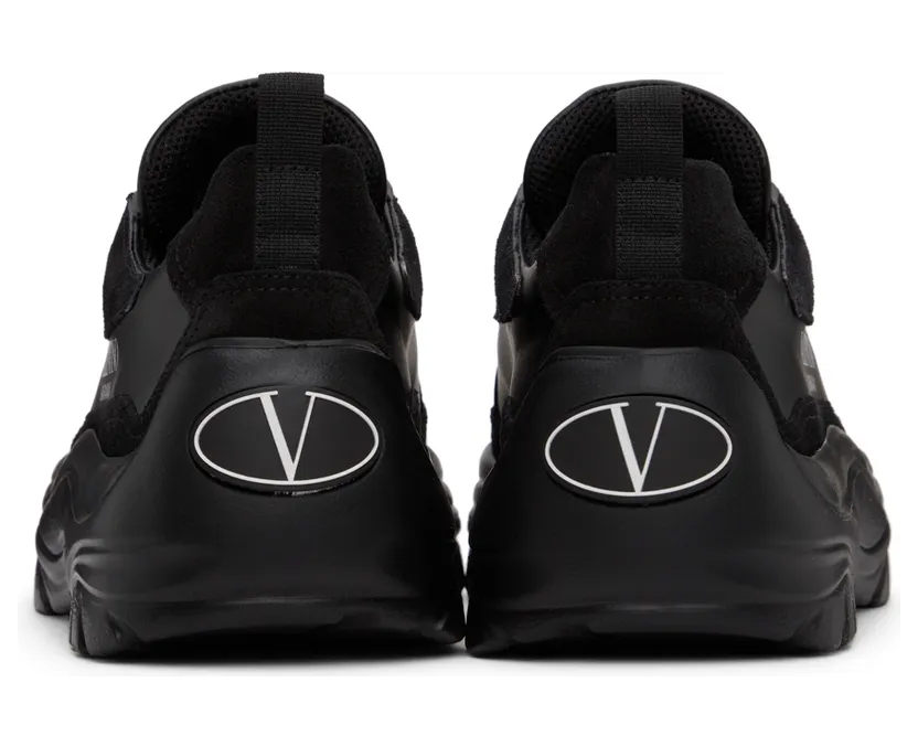 Valentino Garavani White & Grey Gumboy Sneakers (XY2S0B17VRN) (4)