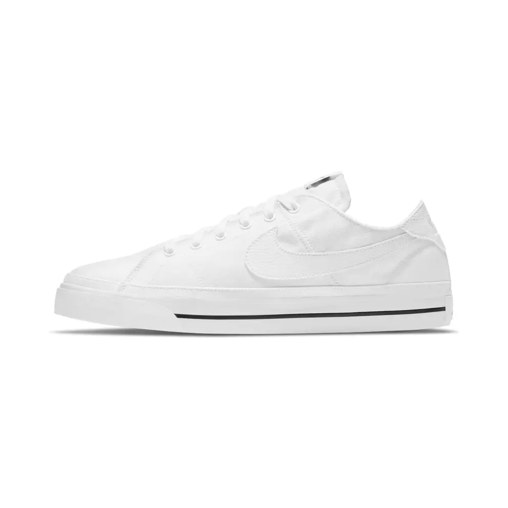 Nike Court Legacy Canvas White Black (CW6539-100)