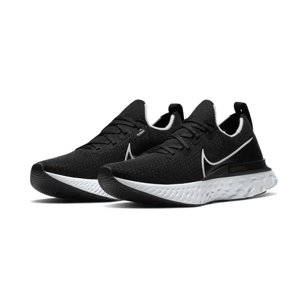 Nike React Infinity Run Black White Black/White-Dark Grey (CD4371-002)