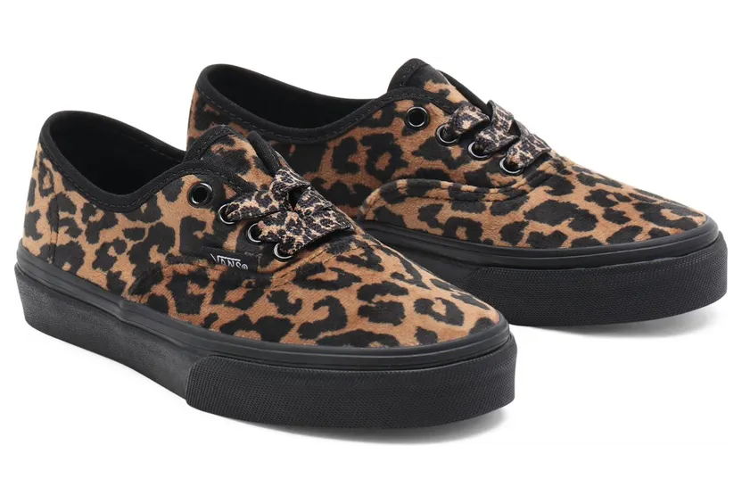 VANS Leopard Fur Authentic Kinderschoenen Zwart (VN0A3UIV99F)