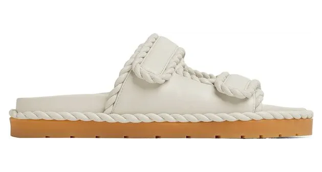 Bottega Veneta Jack Flat Mule String (787003 VBSDJ 2916)