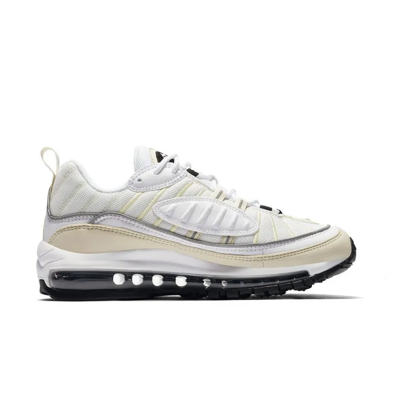 Nike Air Max 98 Fossil (W) White/Black-Fossil-Reflect Silver (AH6799-102)
