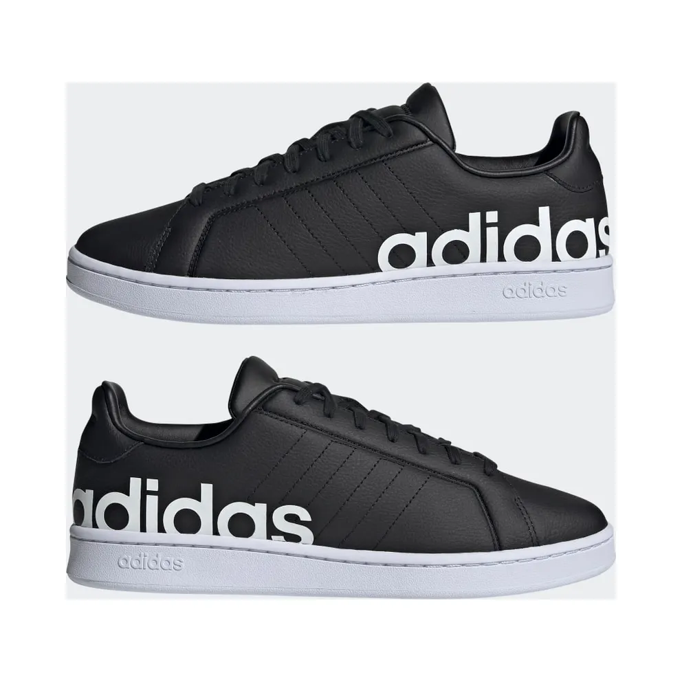 Adidas Grand Court Base Beyond Core Black / Core Black / Cloud White (H04557)