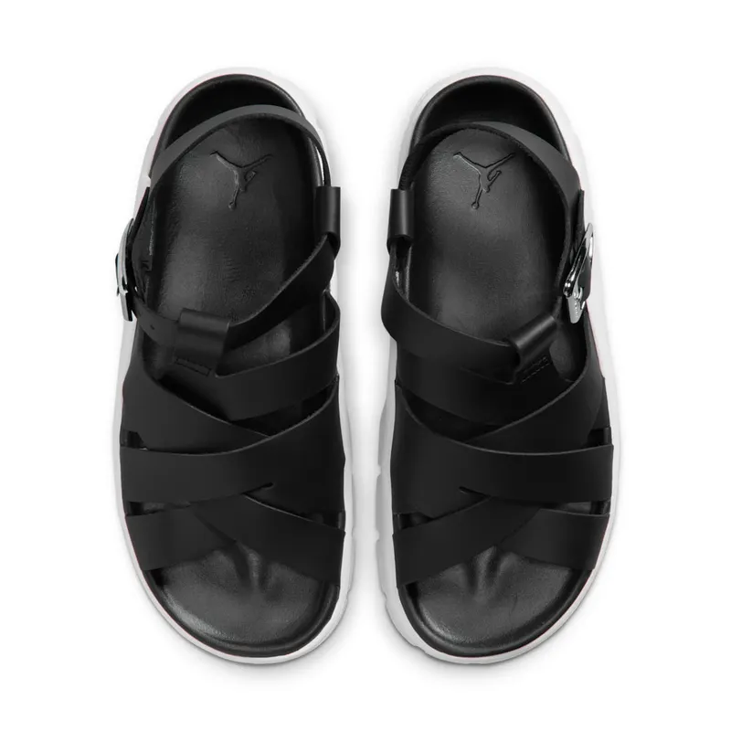 Air Jordan Slides and Sandals Black / White / Metallic Silver (IB8841-001)