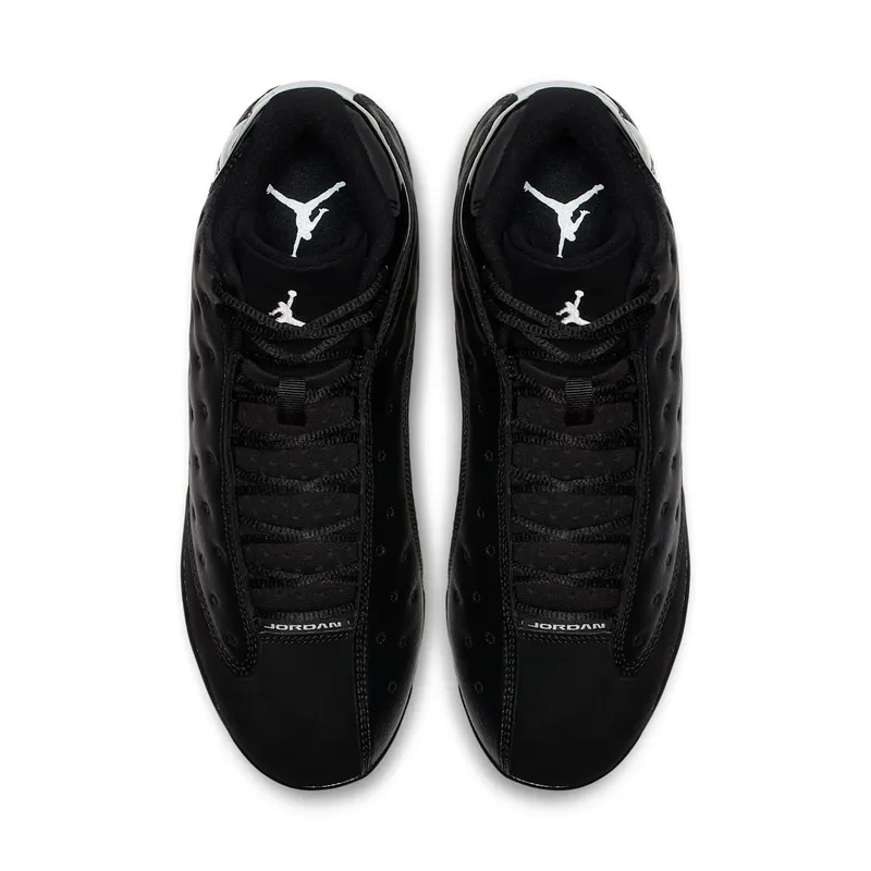 Jordan 13 Retro MCS Cleat Black Black/Black-White (AJ8016-001)