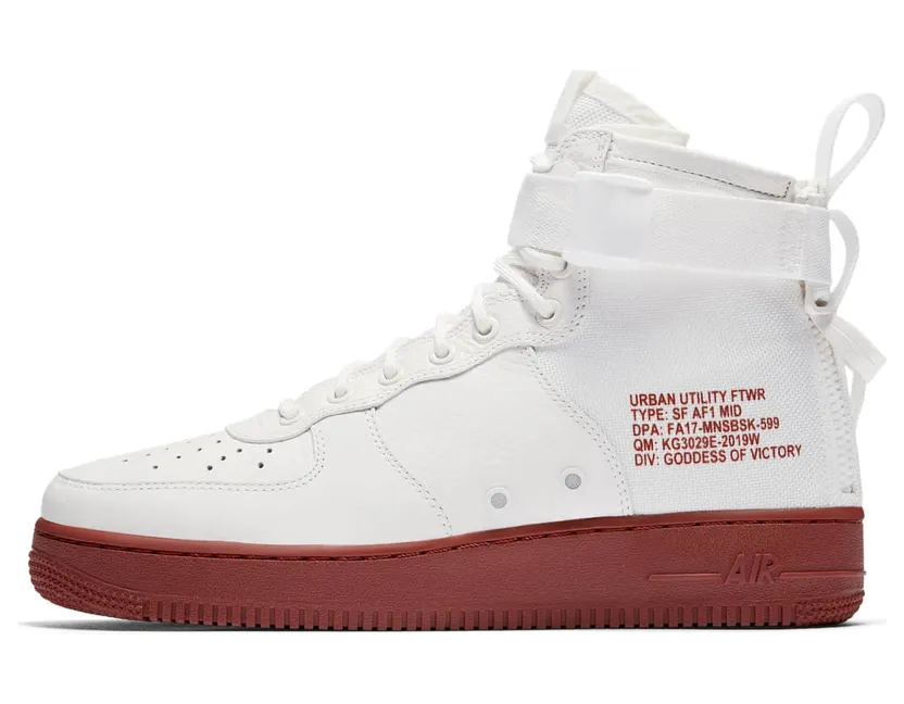 Nike SF Air Force 1 Mid Ivory Mars Stone