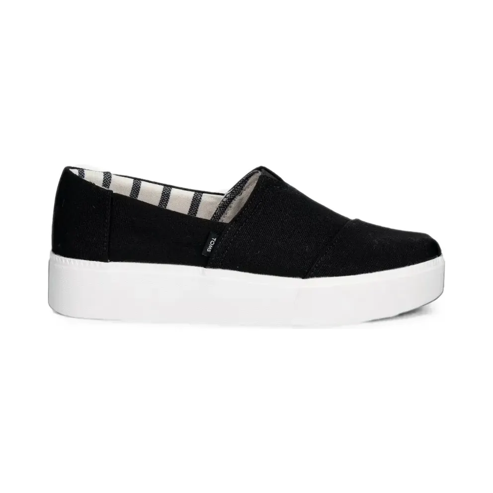 Toms Asher platform slip-on – Black (10023246)