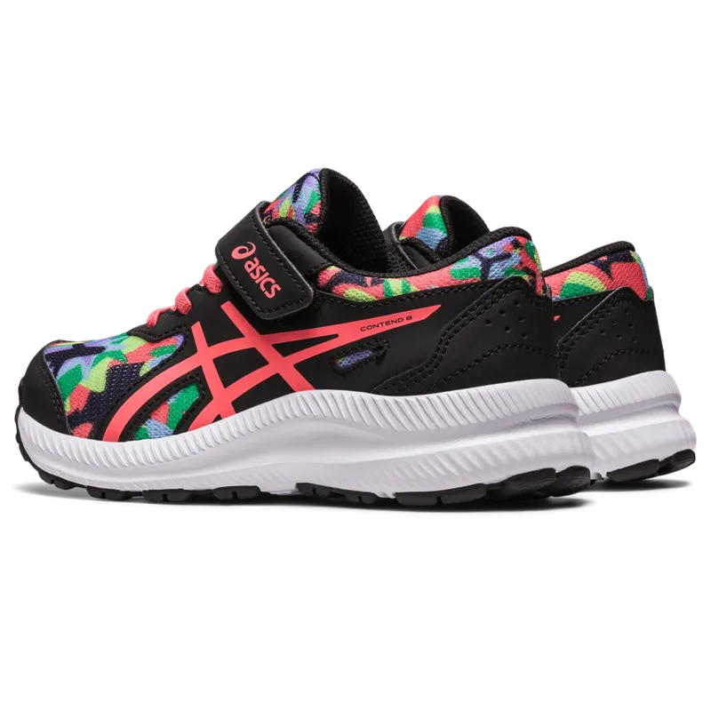 Asics CONTEND 8 PS PRINT Black/Papaya (1014A293.004)