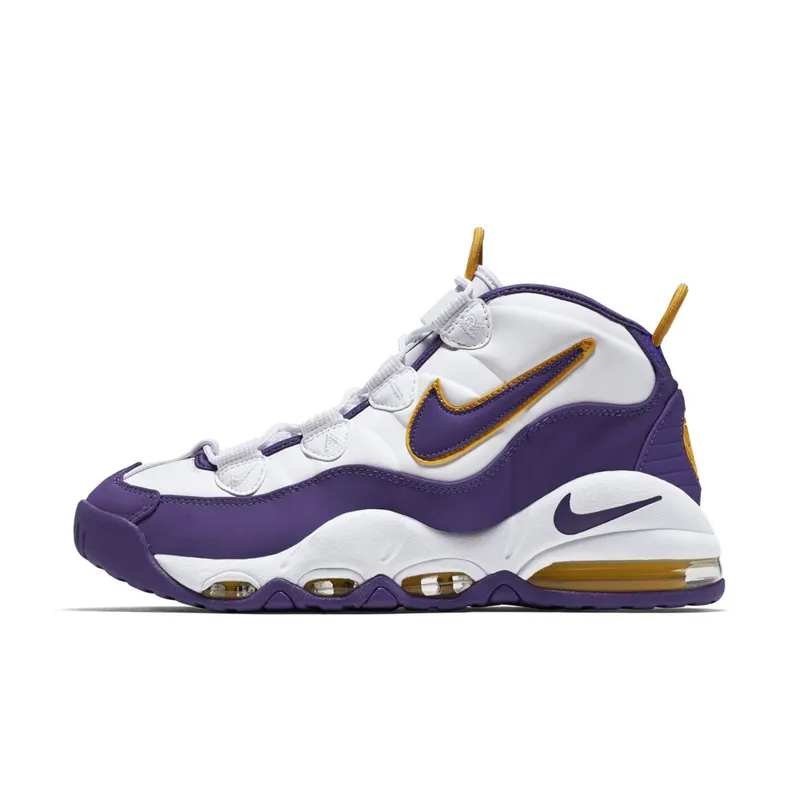 Nike Air Max Uptempo Lakers Derek Fisher White/Court Purple-White-White (311090-103)