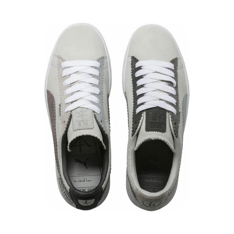 Puma Suede Michael Lau Puma White/Steel Gray (366313-01)