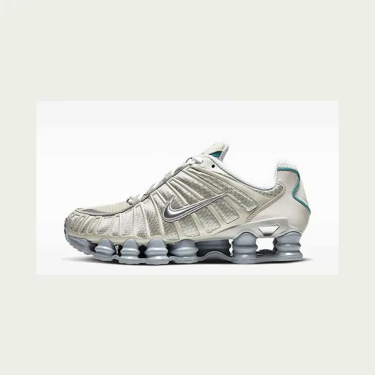 Nike Shox TL Cream “Light Bone / Cool Grey / Sail / Metallic Silver” (CT8417-001)