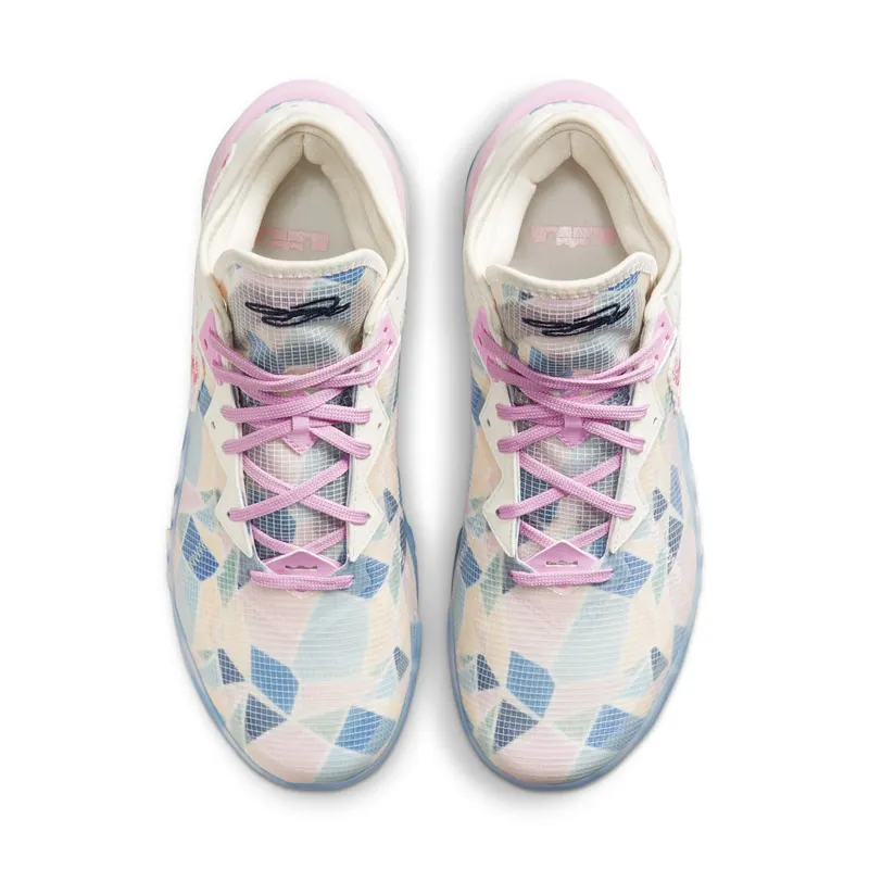 Nike LeBron 18 Low atmos Cherry Blossom – “Natural / Multi / Cherry Blossom” (CV7562-101)