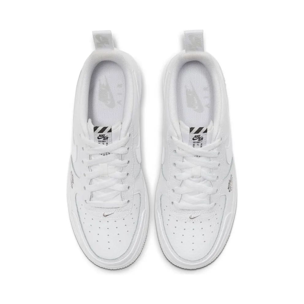 Nike Air Force 1 Low White Grey Fog (GS) White/Grey Fog-Black-White (CV9604-100)