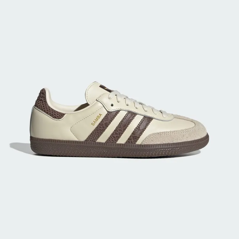 Adidas SAMBA OG Shoes Cream White / Earth Strata / Maroon (IH3980)