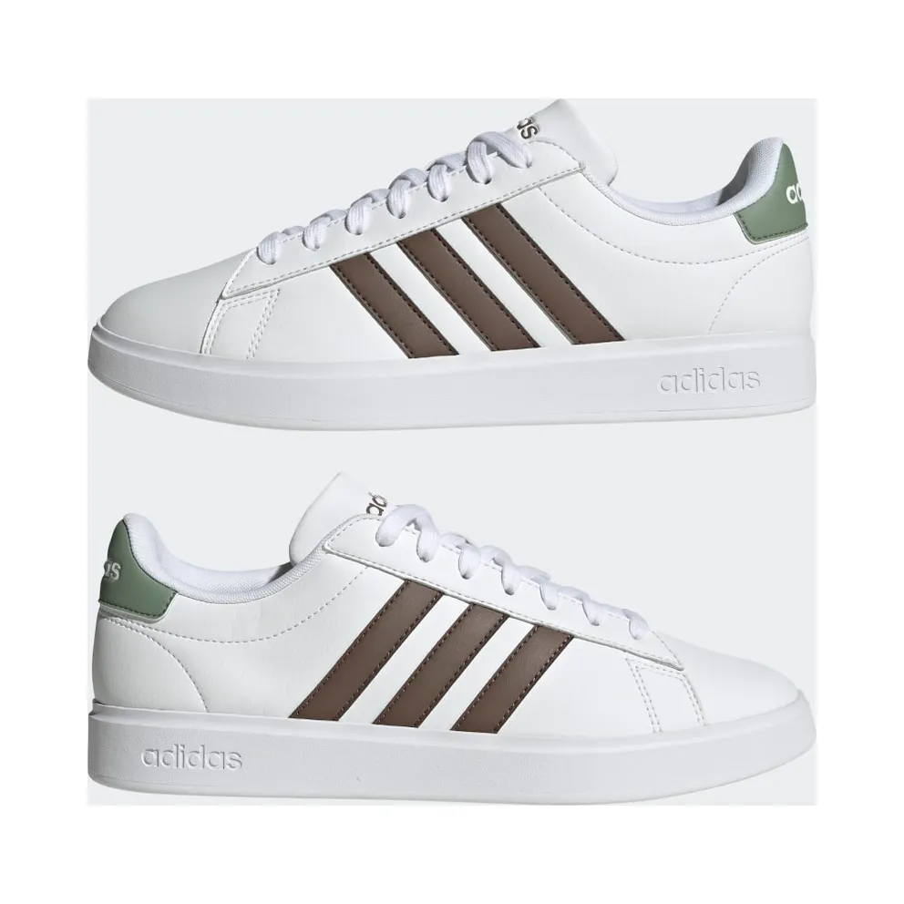 Adidas Grand Court Cloudfoam Lifestyle Court Comfort Cloud White / Earth Strata / Silver Green (HP2536)