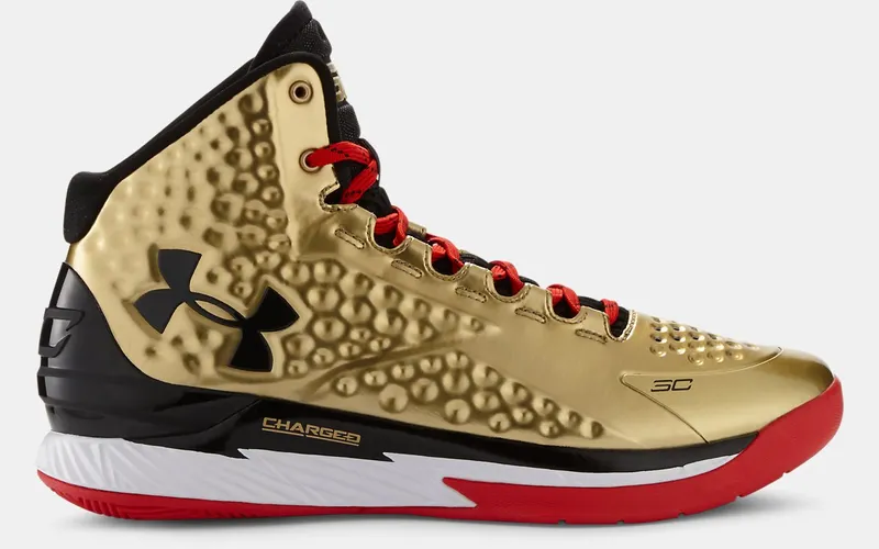Under Armour UA Curry 1 All American Metallic Gold/Black-Red (1275292-777)