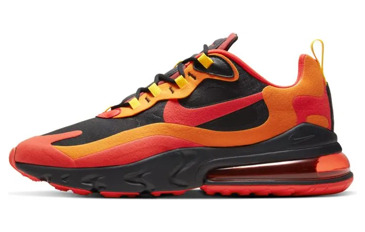 Nike Air Max 270 React ‘Lava’ Black/Speed Yellow/Magma Orange/Chile Red (CZ9267-001)