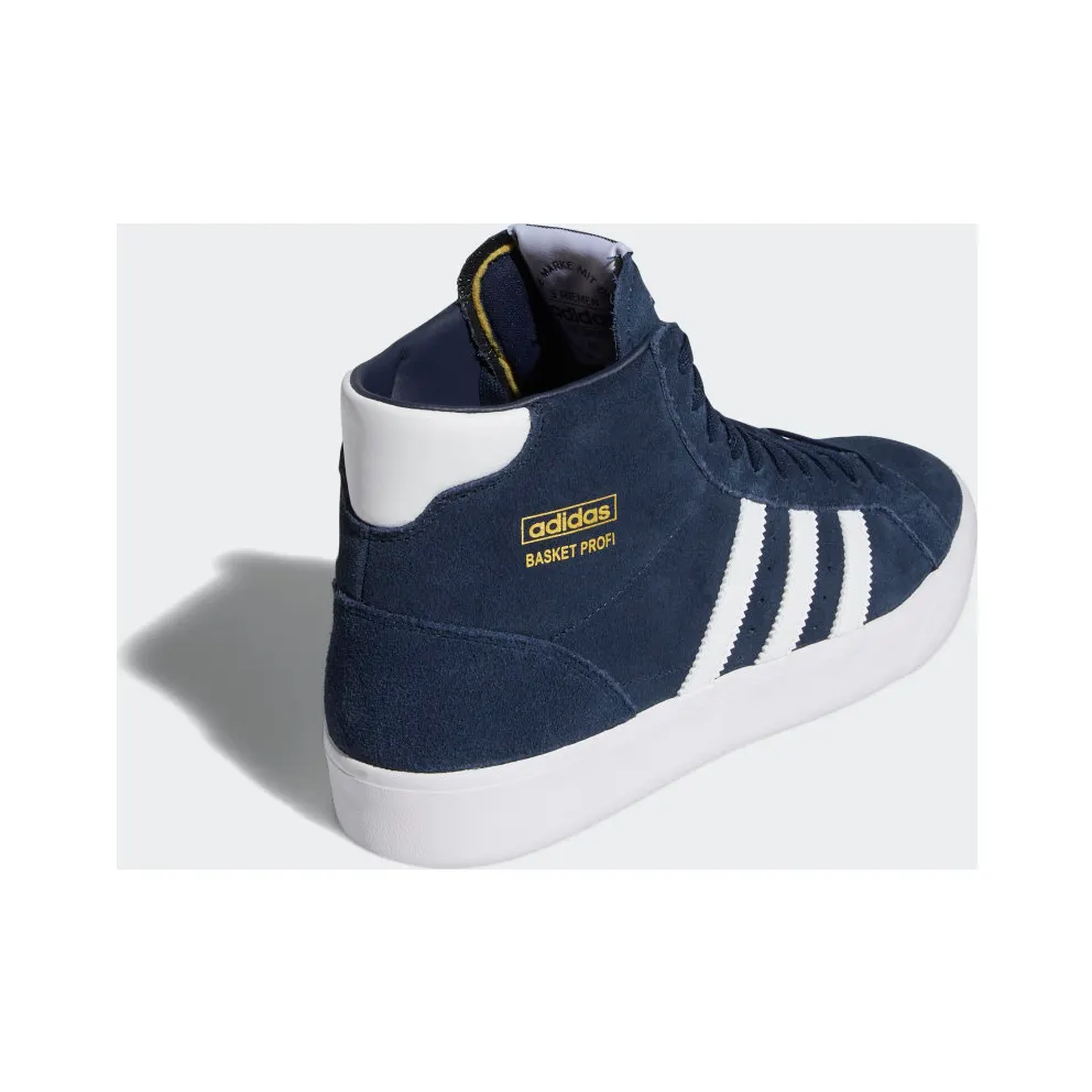 adidas Basket Profi Collegiate Navy / Cloud White / Gold Metallic (H05153)