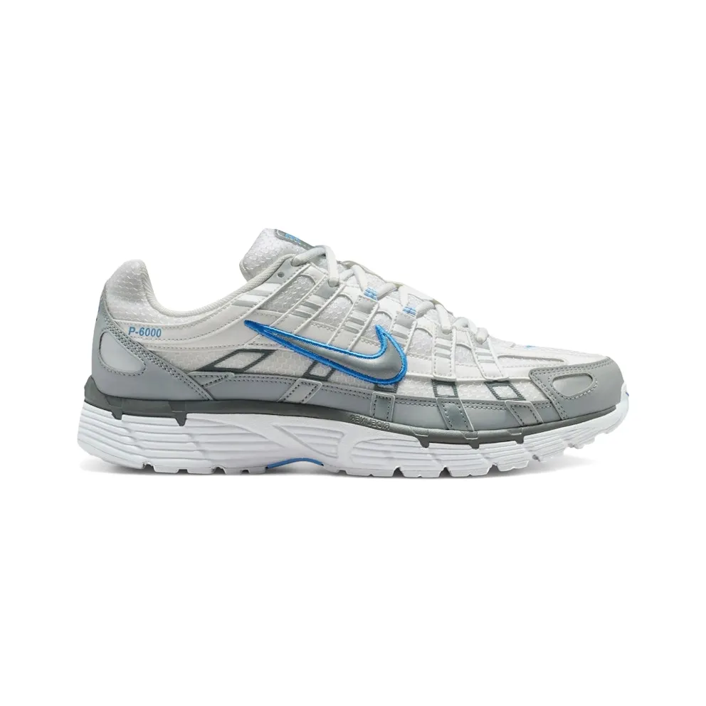 Nike P-6000 White Metallic Silver Blue (IR1477-121)