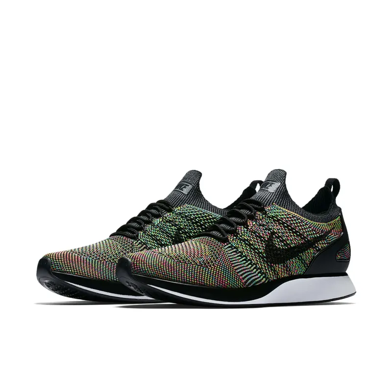 Nike Mariah Flyknit Racer Multi-Color White/Black-Volt-Chlorine Blue (918264-101)