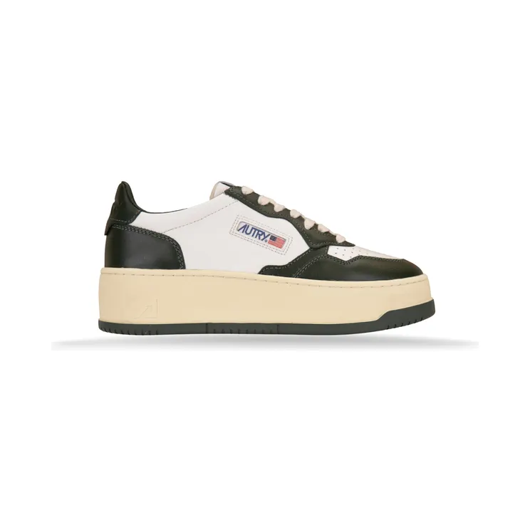 Autry Platform “White/Green” (PTLW WB11)