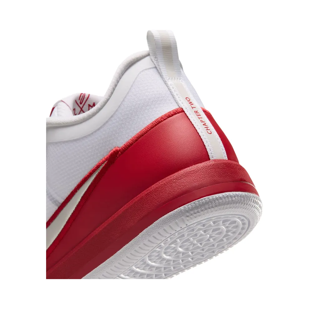 Nike Book 2 – “White / University Red / Metallic Silver” (IZ2372-106)