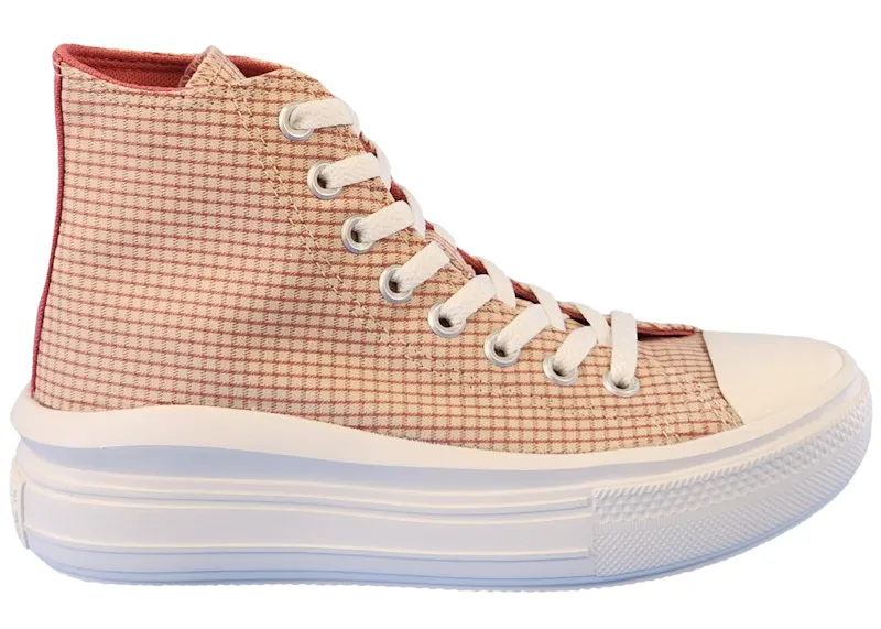 Converse Chuck Taylor All Star Move Platform Hi Checkered Rhubarb Pie (A05130C)